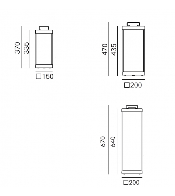 Lanterna Slim Plug Il Fanale Stehleuchte