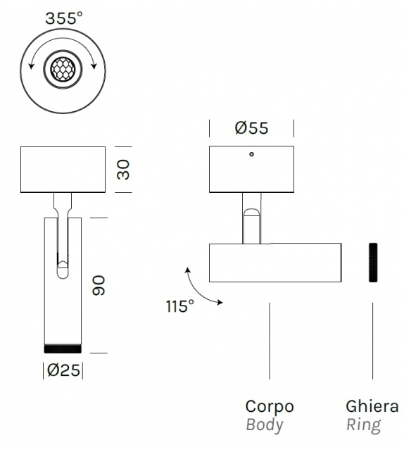 Beam Master 25 Olev Plafonnier