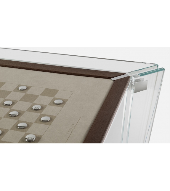 Tuttuno Leather Impatia Game Table