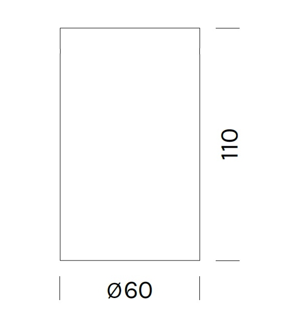 Cylinder PL Olev Lámpara de Techo