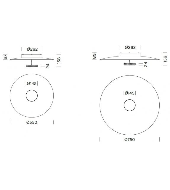 Overfly Plus PL Olev Ceiling Lamp