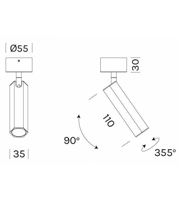 Shine Spot Olev Ceiling Lamp