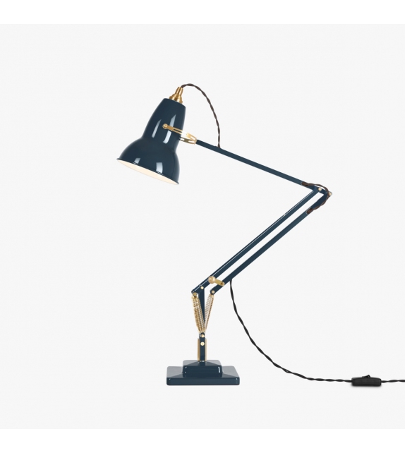 Original 1227 Brass Desk Anglepoise Lampada da Tavolo