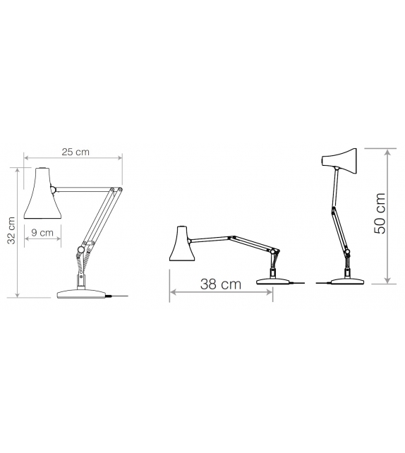 90 Mini Mini Desk Anglepoise Table Lamp