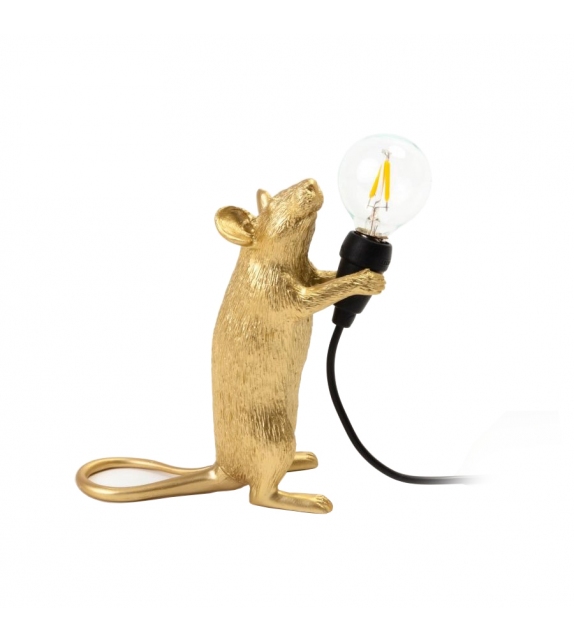 Mouse Gold Seletti Tischleuchte