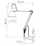 Original 1227 Mounted Anglepoise Wandleuchte