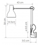 Type 75 Mounted Anglepoise Wandleuchte