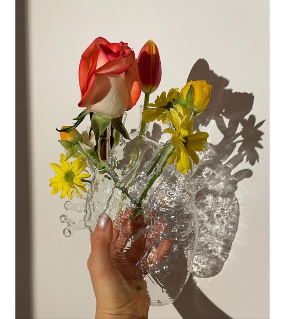 Love in Bloom Transparent Vase Seletti