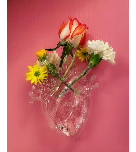 Love in Bloom Transparent Vase Seletti