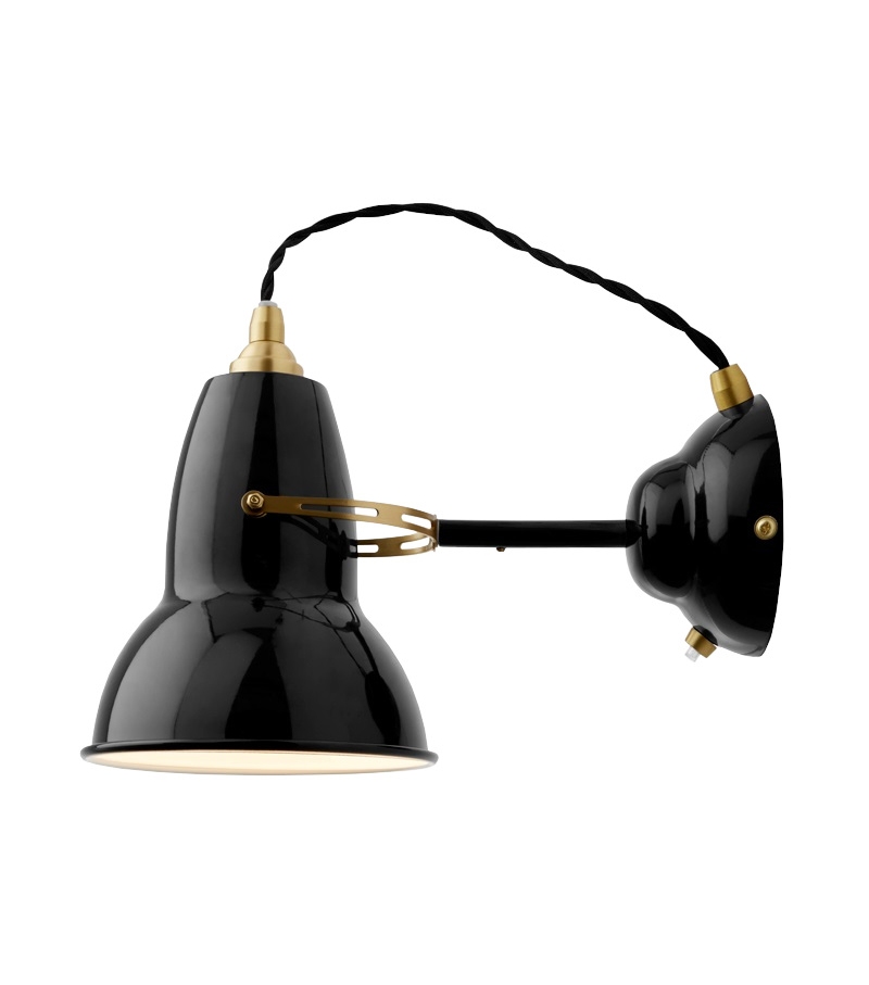 Original 1227 Brass Light Anglepoise Lampada da Parete