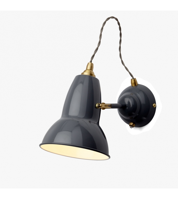 Original 1227 Brass Light Anglepoise Wandleuchte