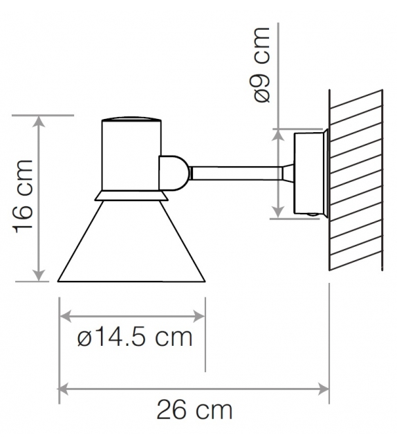 Type 80 W1 Light Anglepoise Applique