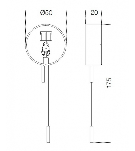 Tic Tac 14 Pendulum Clock Gallotti&Radice