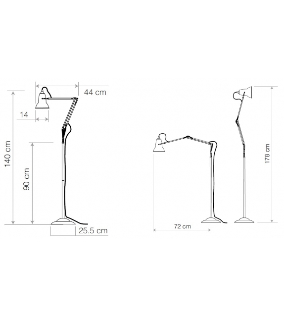 Original 1227 Anglepoise Floor Lamp