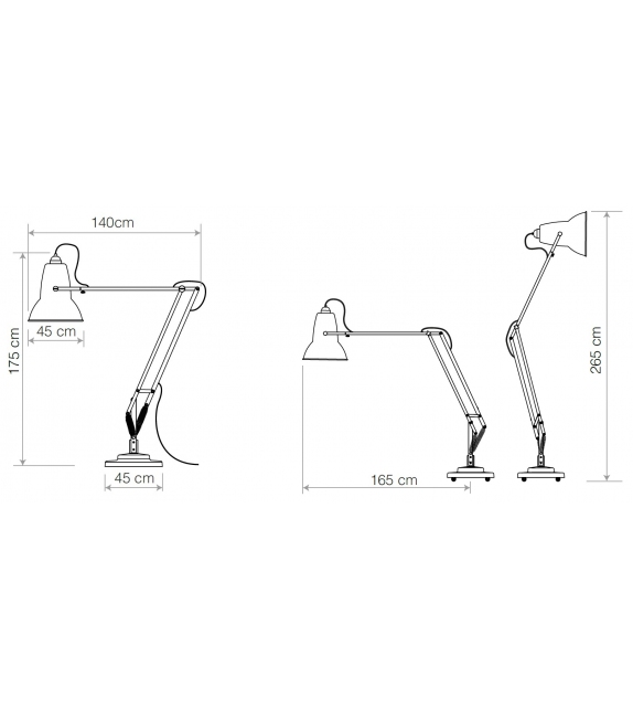 Original 1227 Giant Anglepoise Floor Lamp