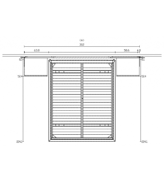 Versandfertig - Xilo 2 + Defile Alf DaFrè Bett mit Boiserie