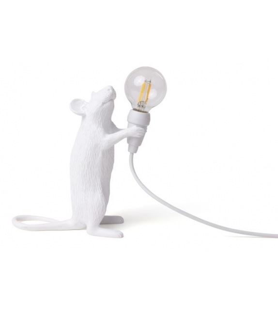 Listo para entregar - Mouse Lamp Step Seletti Lámpara de Mesa / Pie