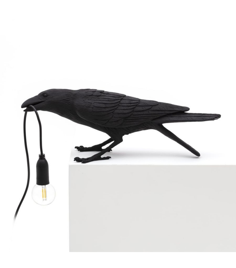 Bird Lamp Playing Seletti Lámpara de Mesa