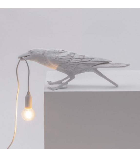 Bird Lamp Playing Seletti Lámpara de Mesa