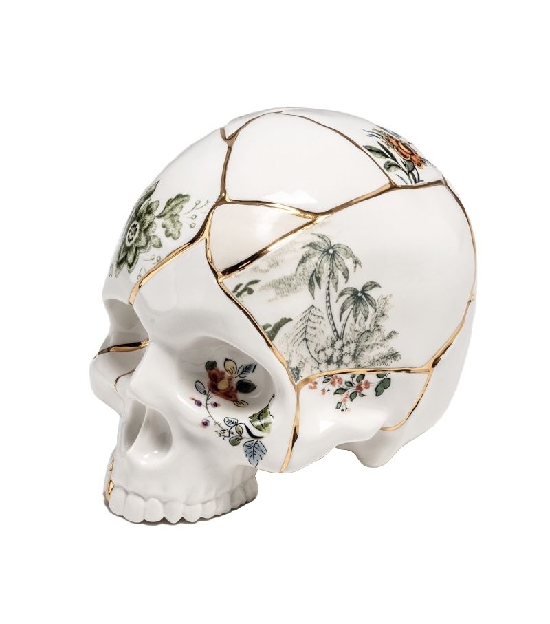 Listo para entregar - Kintsugi Skull Seletti