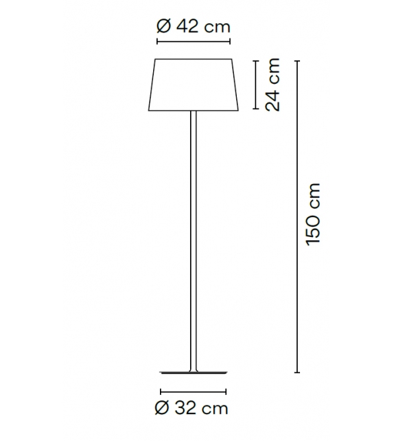 Warm Vibia Lampadaire