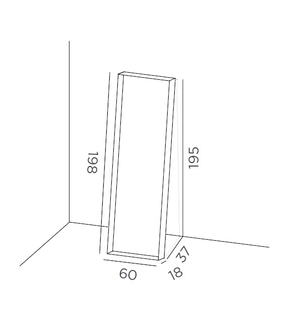 Ready for shipping - Frame DeCastelli Mirror