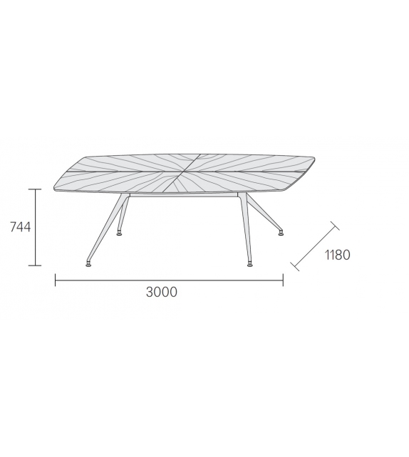 Ready for shipping - Manta Rimadesio Table