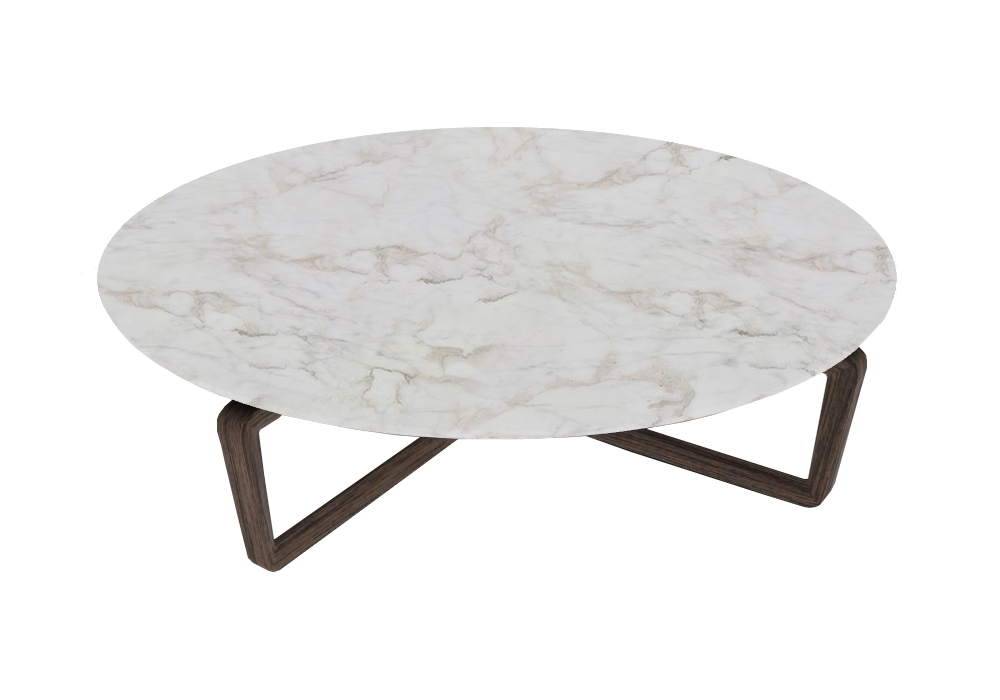 Ready for shipping - Fidelio Poltrona Frau Round Low Table - Milia Shop