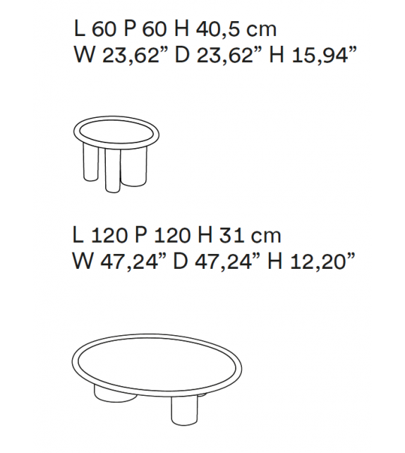 Pluto Tacchini Table Basse