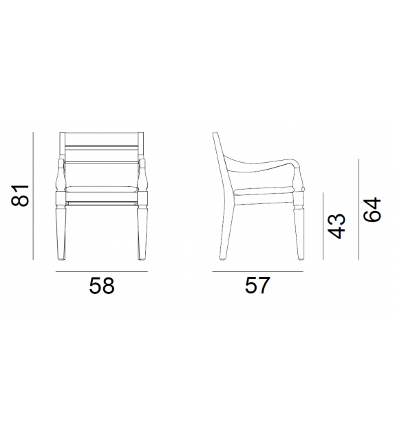 Jeko Gervasoni Small Armchair