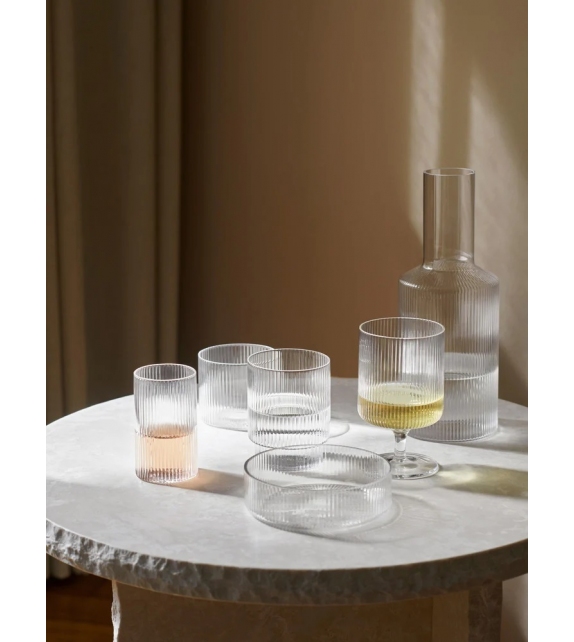 Ripple Ferm Living Set di 4 Bicchieri