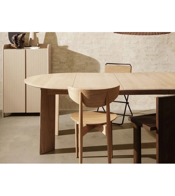 Herman Wood Ferm Living Sedia da Pranzo