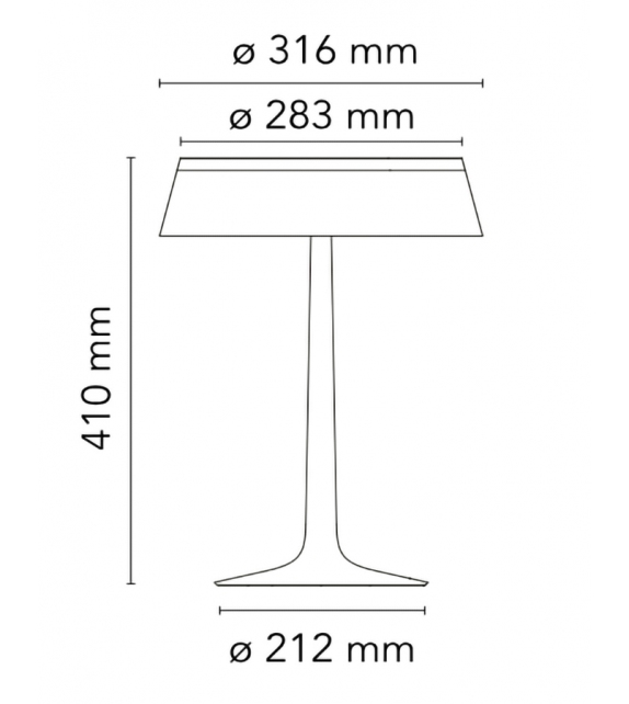 Bon Jour Flos Lámpara de Mesa