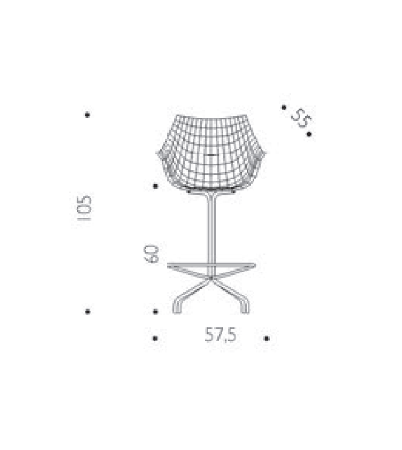 Meridiana Driade Barstool