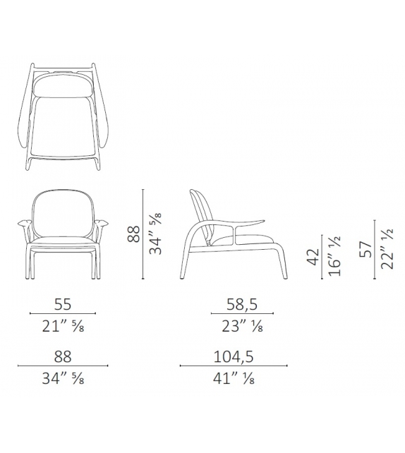 Eileen Ceccotti Collezioni Fauteuil - Milia Shop