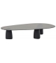 Strata Indoor Poliform Table Basse  avec Plateau en Verre