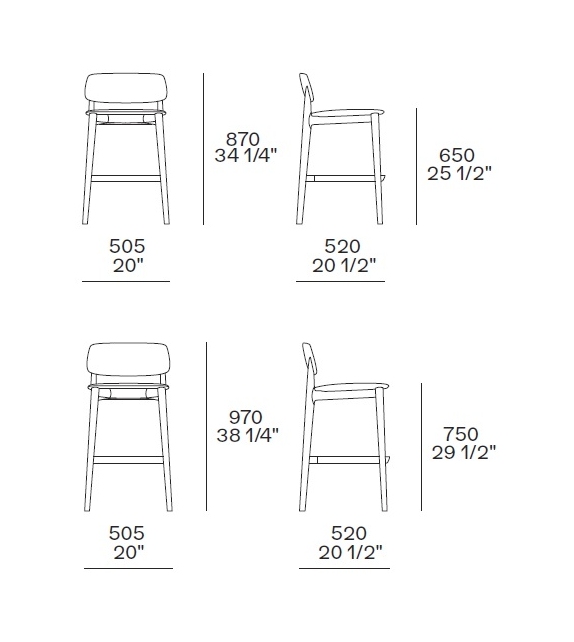 Curve Poliform Hocker