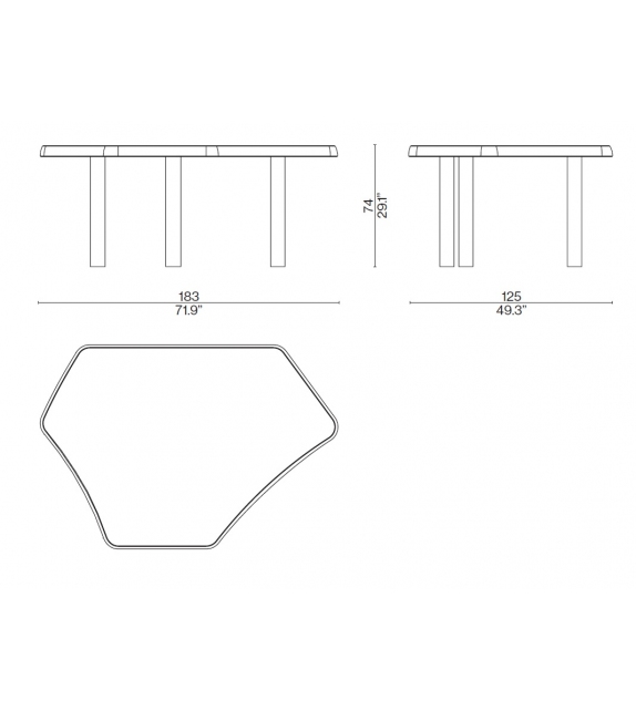 Table Montparnasse Cassina