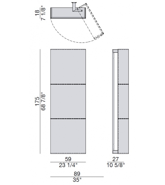 Camper Cuoietto Porada Clothes Stand