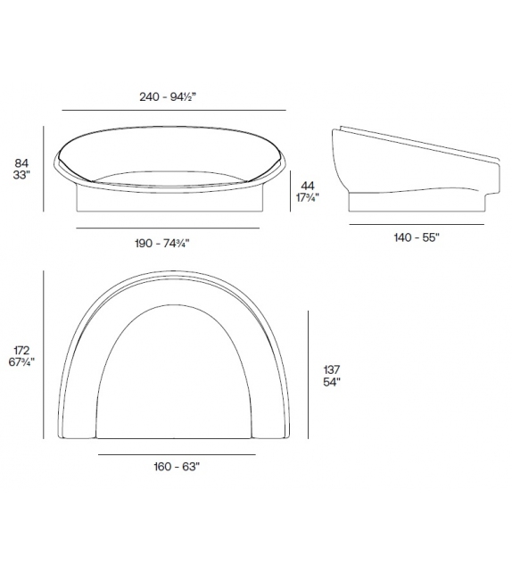 Daybed Luna Vondom