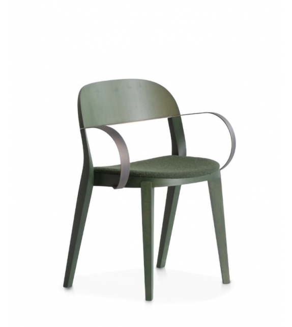 Minima Upholstered Potocco Chair With Armrests