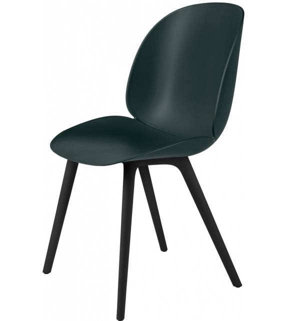 Beetle Dining Gubi Chair with Wood Base