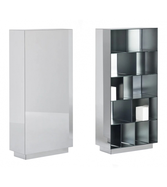 Obliquo Glas Italia Mueble Contenedor