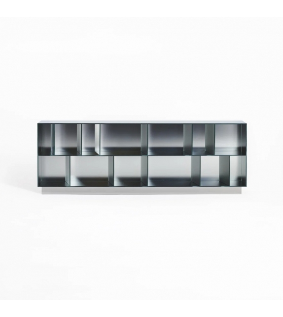 Obliquo Glas Italia Mueble Contenedor