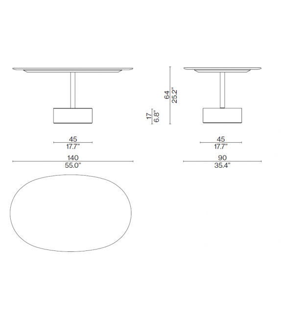 194 9 Cassina Table Ovale