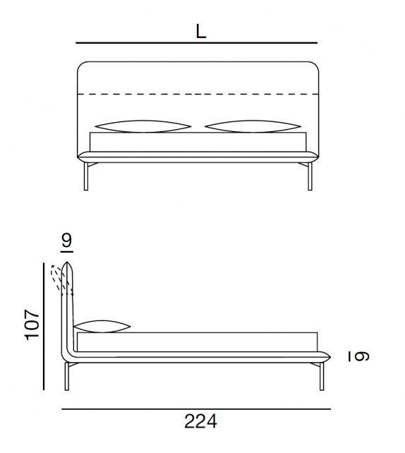 Infinito Twils Bed