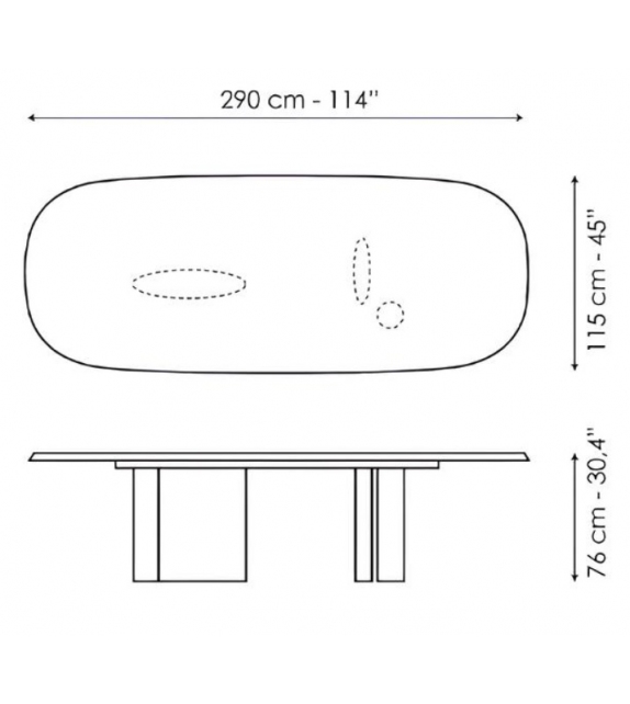 Padiglioni Marble Bonaldo Table