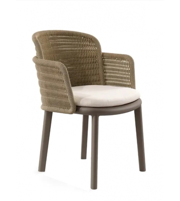 Suro Tribù Chair with Armrests