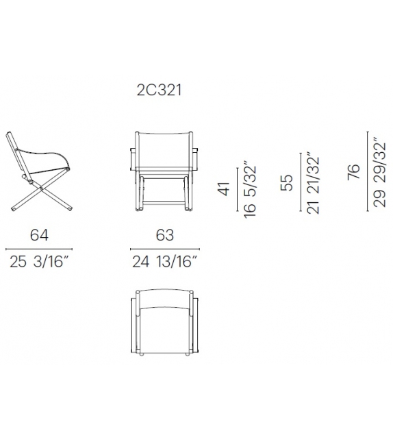 Lauren Flexform Poltroncina