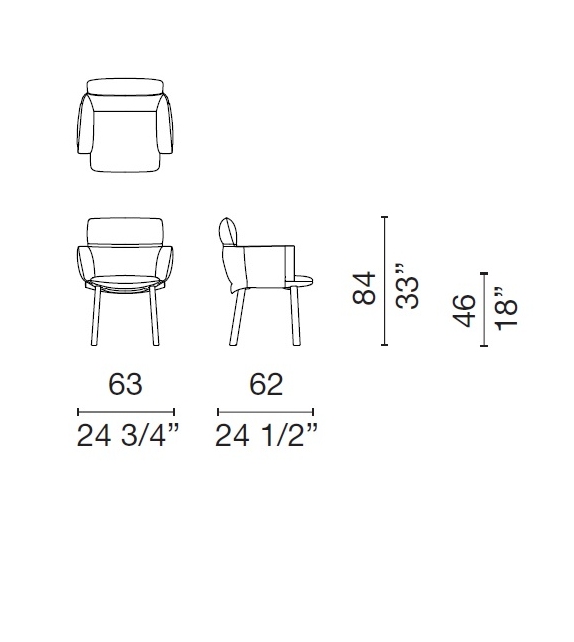 Lud'ina Cappellini Poltroncina